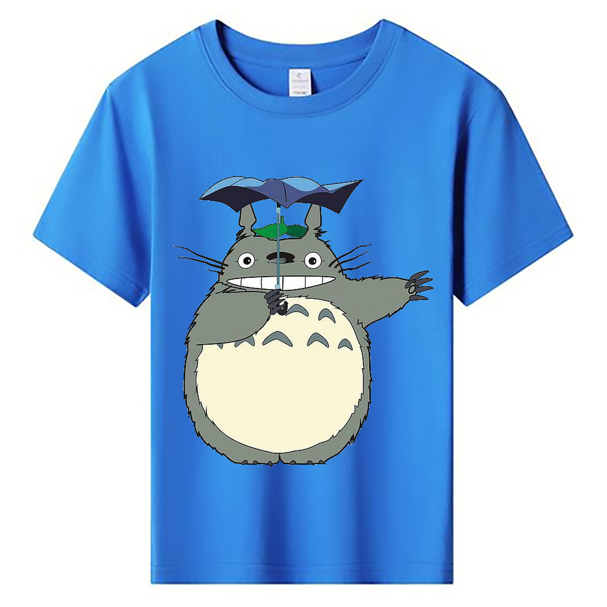 （画像用） となりのトトロ 草壁メイ 草壁サツキ My Neighbor Totoro Satsuki Kusakabe Mei Kusakabe 綿100％キッズTシャツ（フロントプリント）